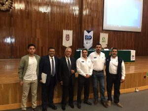 El Equipo DiiP SF con el Ing. Francisco Bojórquez, jefe del Programa Académico de Ingeniería Ferroviaria.